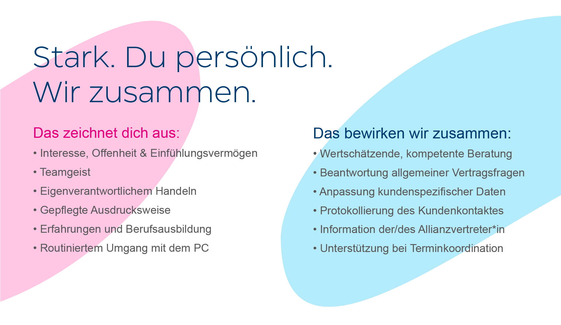 stark du persönlich wir zusammen